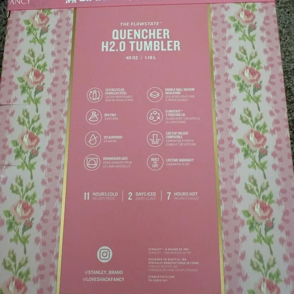 LoveShackFancy x Stanley 20 & 40oz Tumblers - Picture 4 of 10